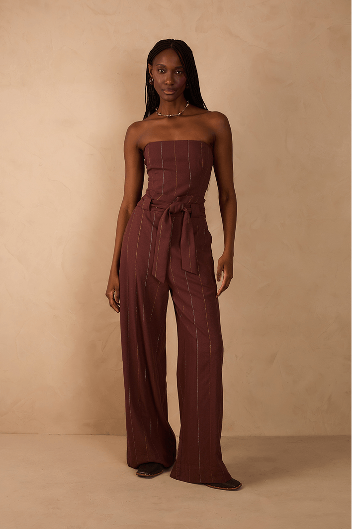 Macacao Linho Lurex