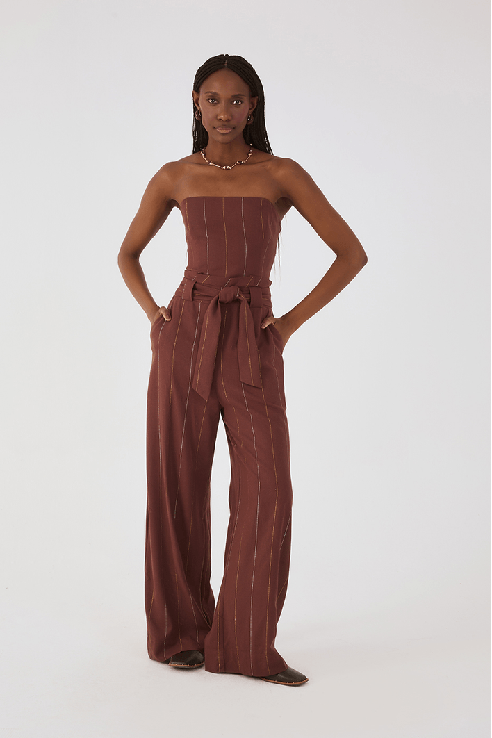 Macacao Linho Lurex