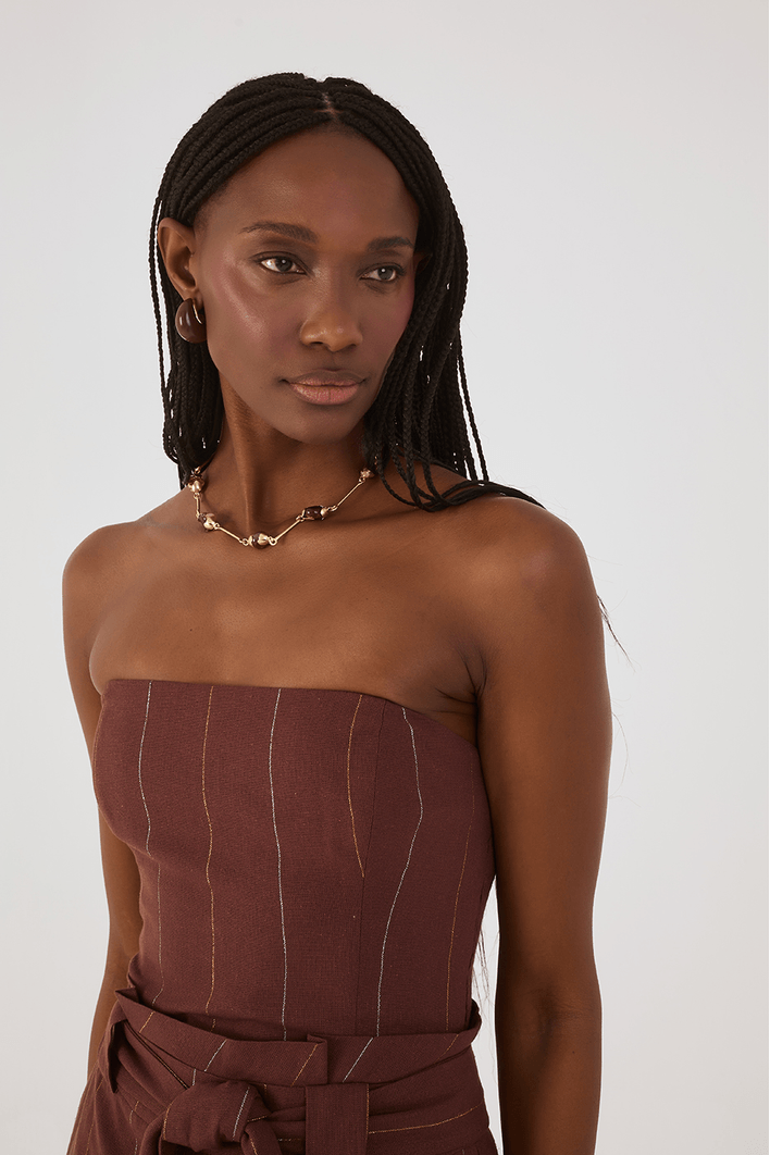 Macacao Linho Lurex
