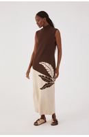 Vestido Tricot Detalhe Palma