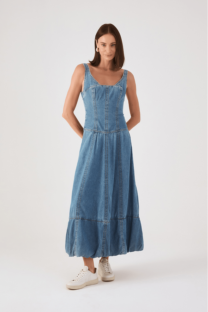 Vestido Jeans Balonê