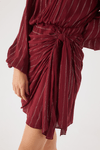 Vestido Curto Pareo Lurex