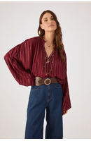 Blusa Lurex Cava Deslocada