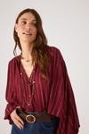 Blusa Lurex Cava Deslocada