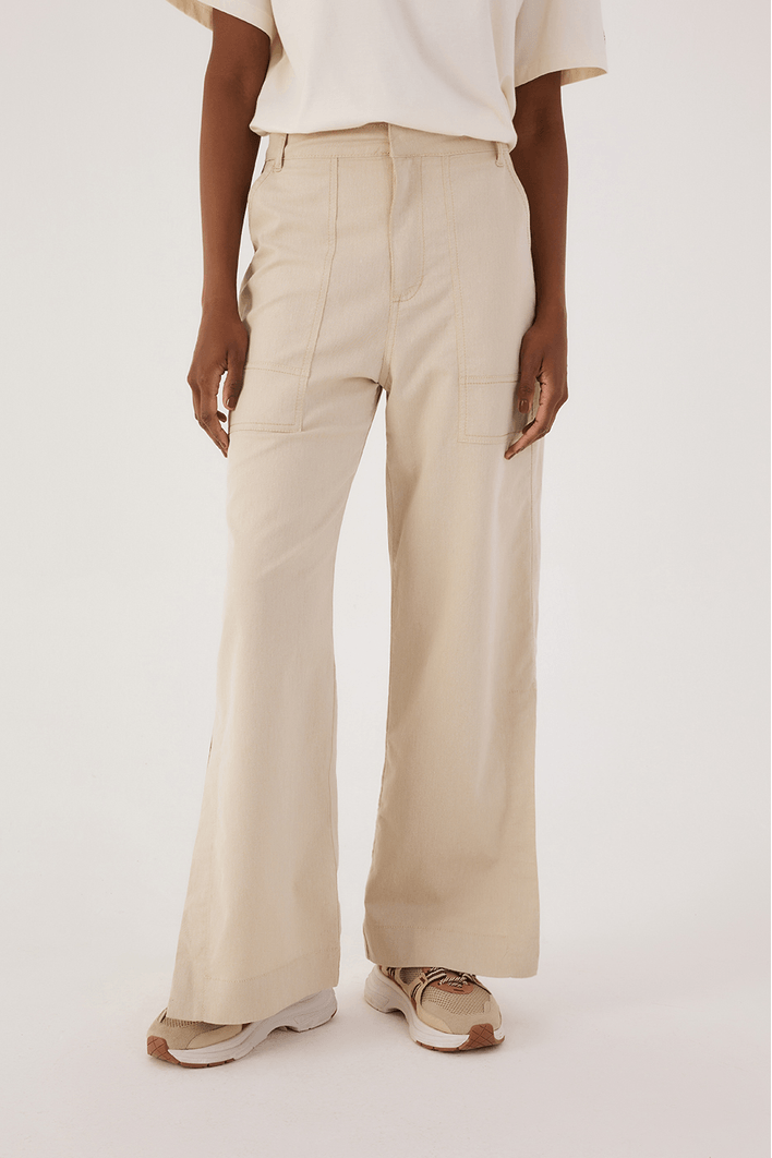 Calça Sarja Fenda