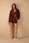 Short Alfaiataria Pregas