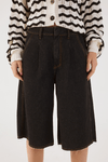 Bermuda Jorts Jeans Black