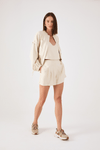 Short Alfaiataria Pregas