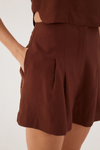 Short Alfaiataria Pregas