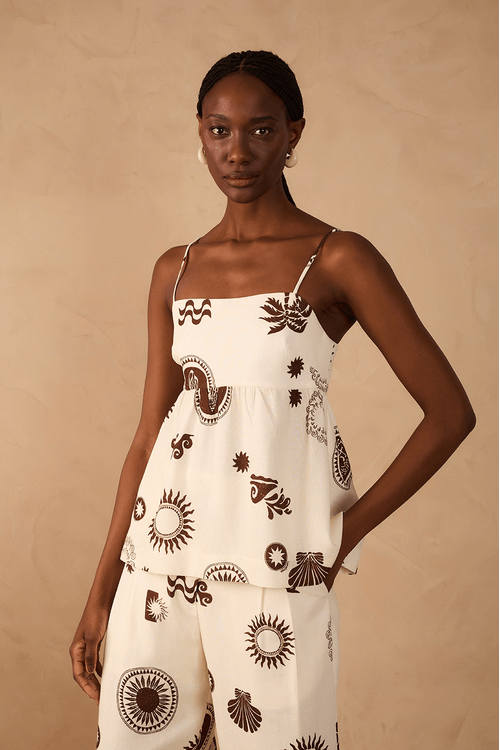 Blusa Estampa Sol Rio
