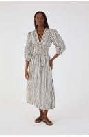 Vestido Midi Pala Lastex Estampa Icaraí