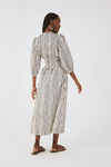 Vestido Midi Pala Lastex Estampa Icaraí