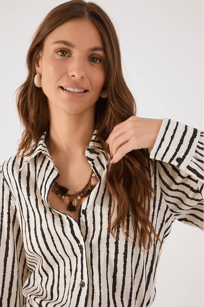 Vestido Balonê Estampa Icaraí