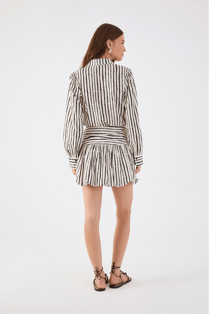 Vestido Balonê Estampa Icaraí