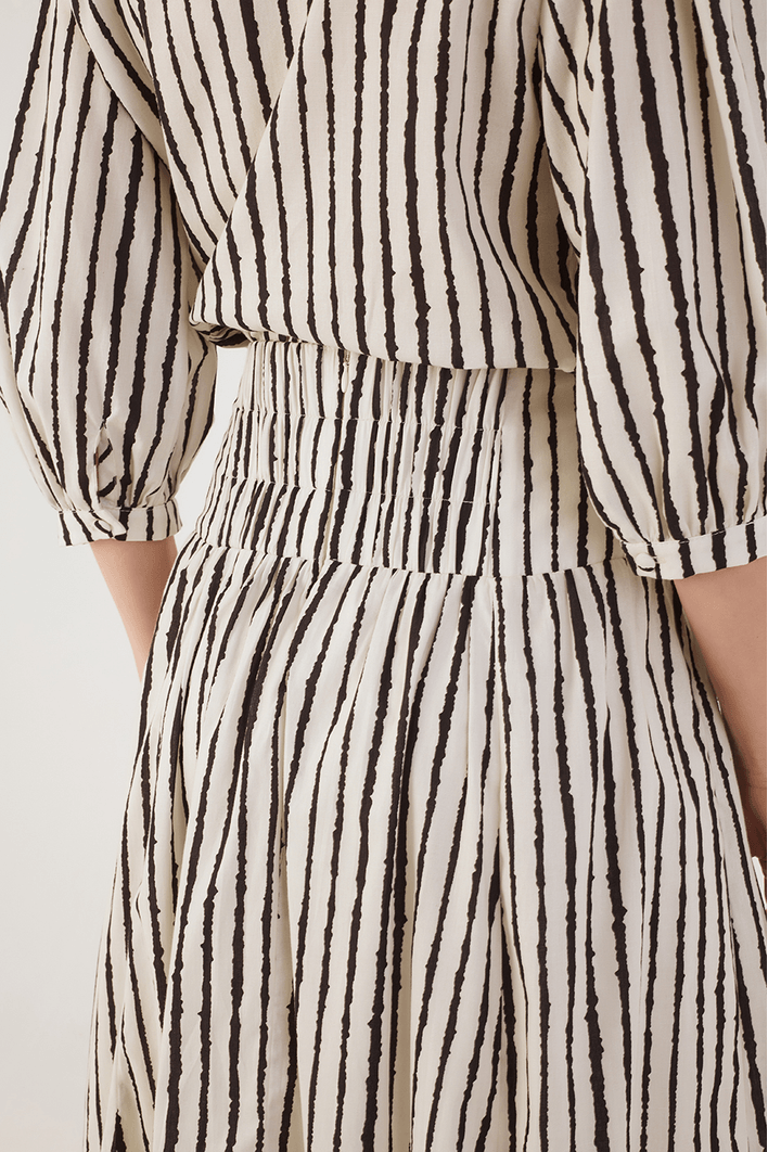 Saia Midi Balonê Estampa Icaraí