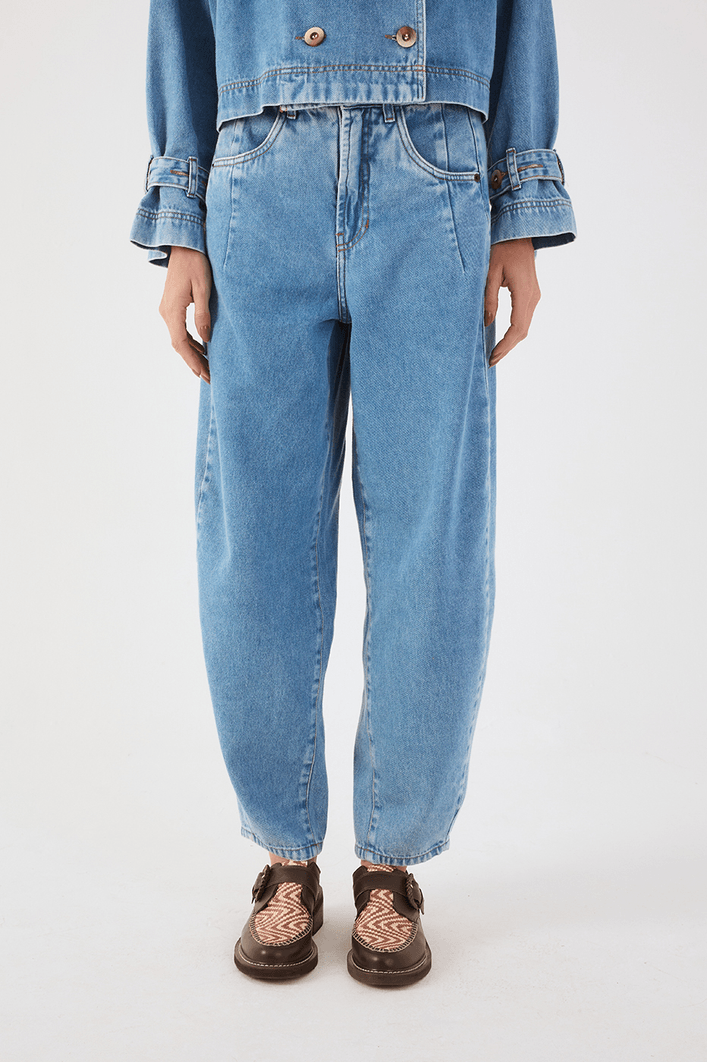Calça Jeans Barrel