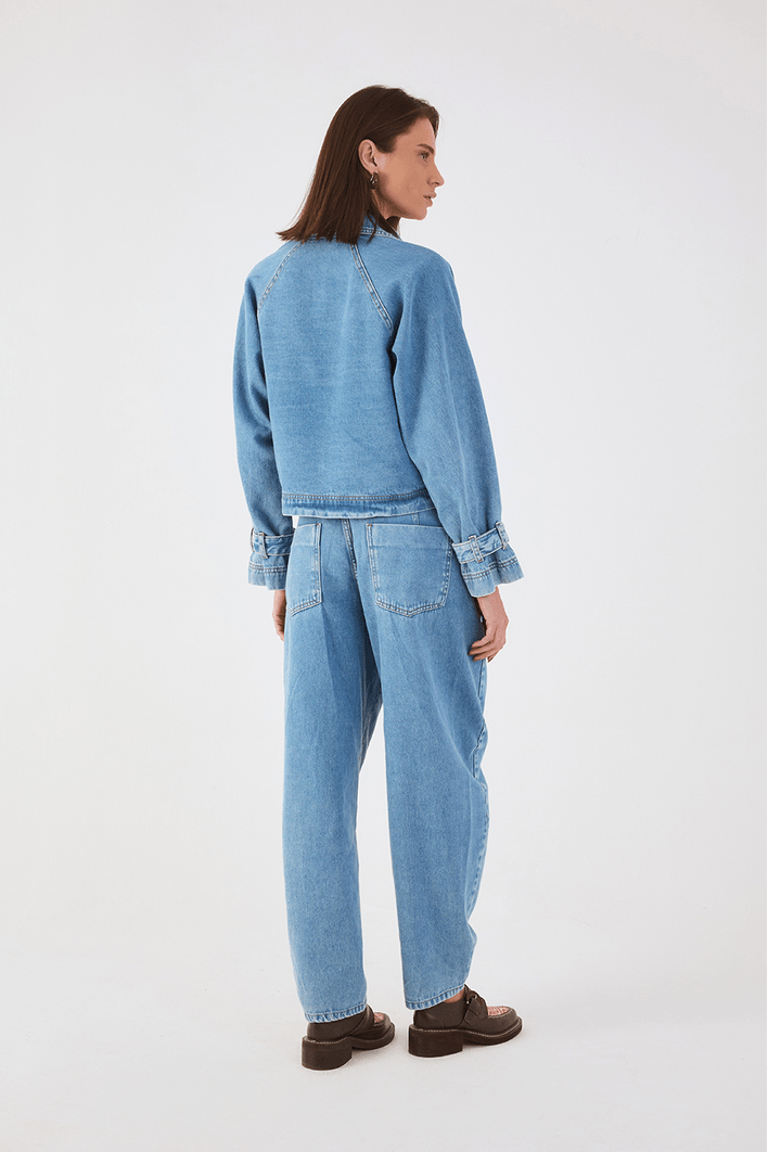 Calça Jeans Barrel