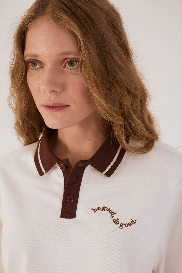 Camisa Polo Bordada Be Good