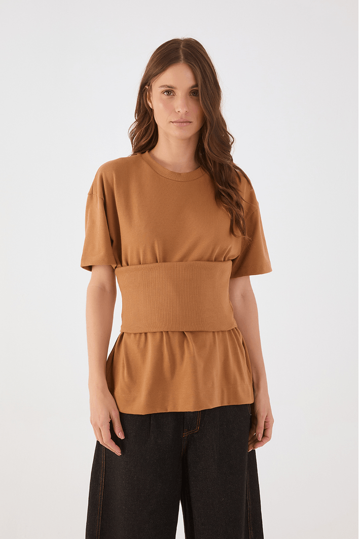 T-shirt Com Faixa