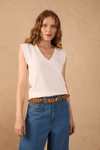Blusa Colete Tricot