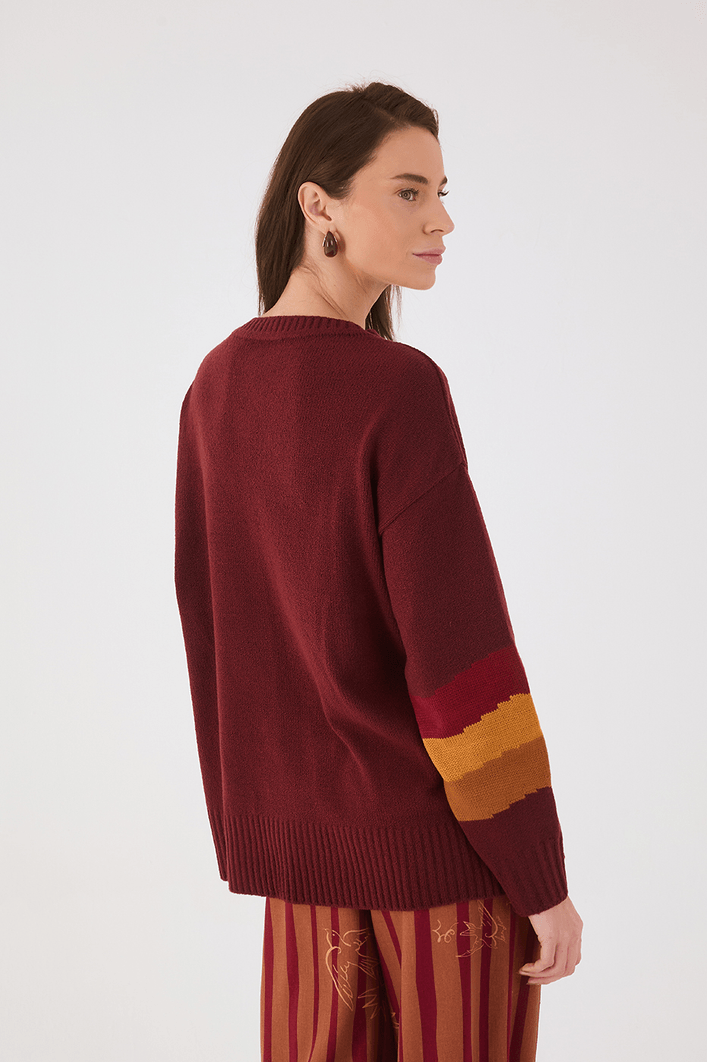 Casaco Tricot Jacquard Rio