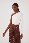 Blusa Malha Crepe Ombro Só