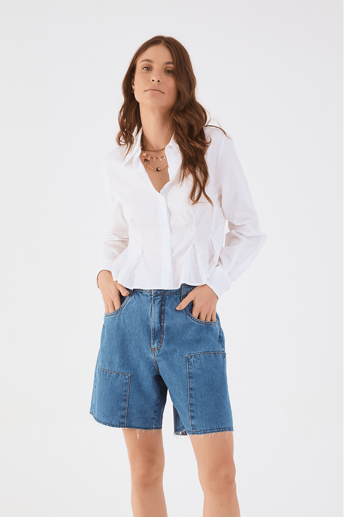 Bermuda Jeans Recortes
