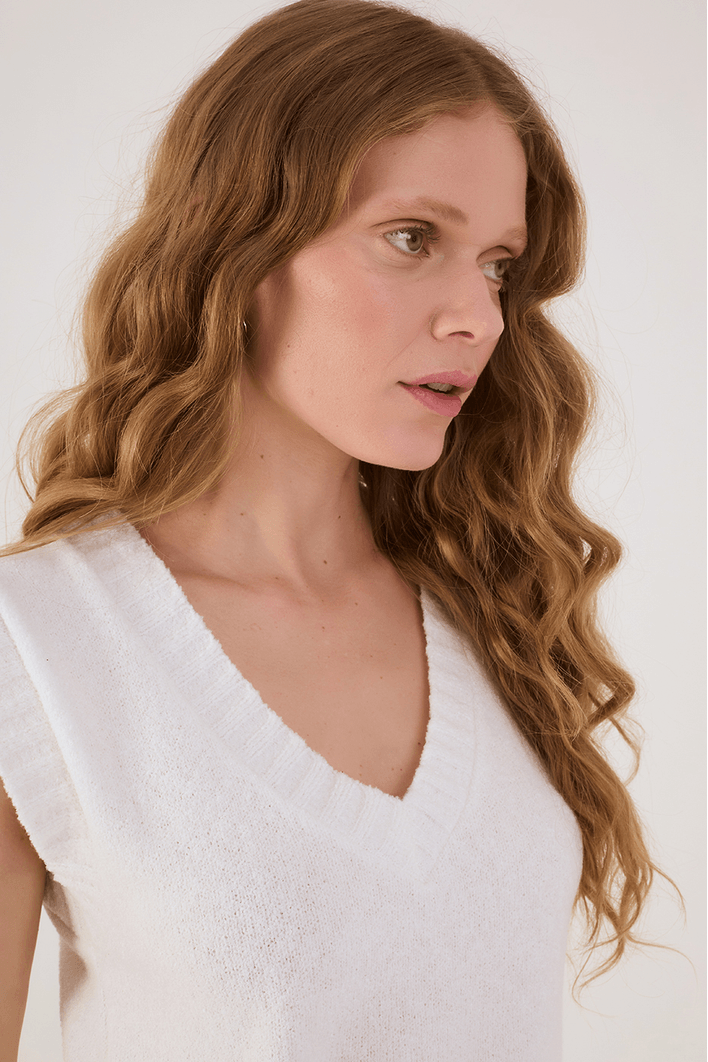 Blusa Colete Tricot