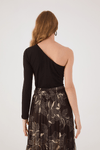 Blusa Malha Crepe Ombro Só