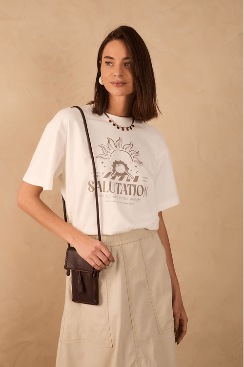 T-shirt Silk Salutation