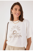 T-shirt Silk Salutation