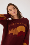 Casaco Tricot Jacquard Rio