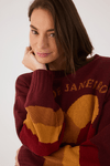 Casaco Tricot Jacquard Rio
