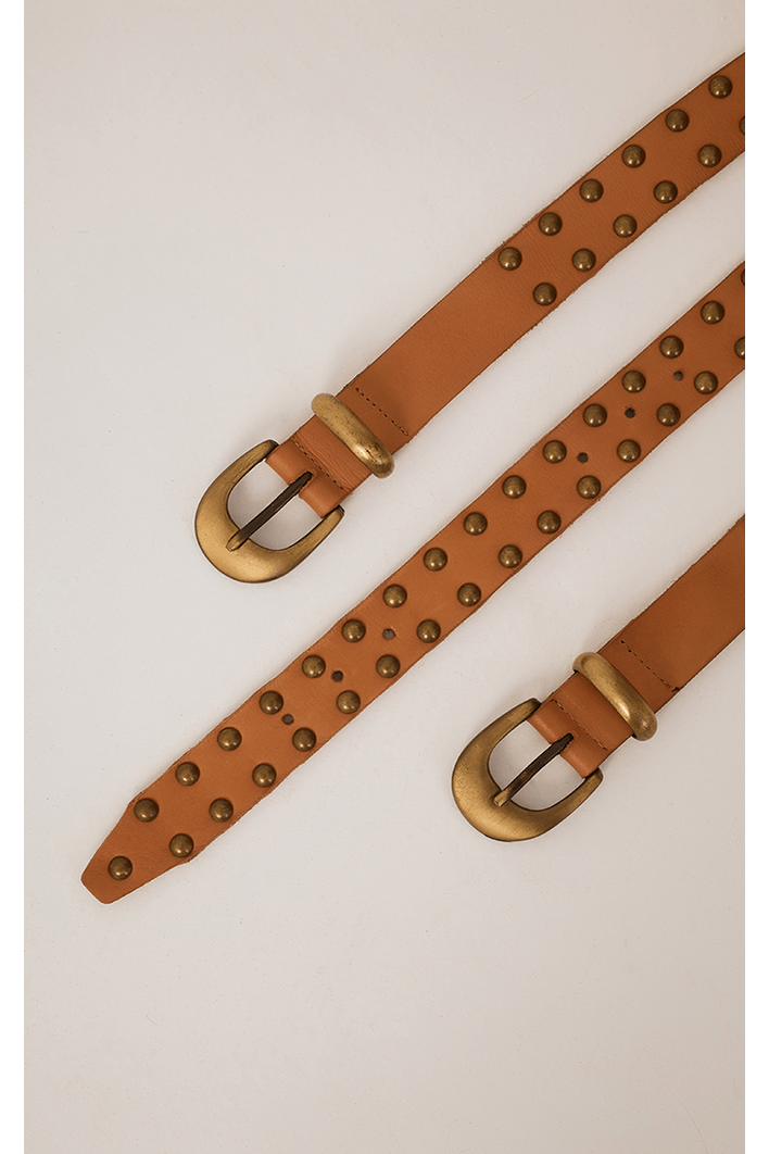 Cinto Soleta Rebites Fivela Duo