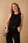 Blusa Linho Geometrica