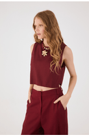 Blusa Linho Geometrica