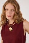 Blusa Linho Geometrica