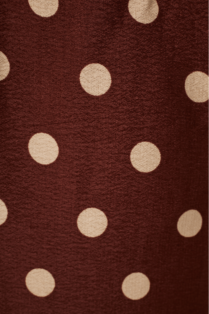 Vestido Ombro Só Crepe Estampa Palma