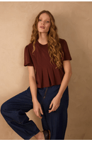 Blusa Batinha Com Pregas