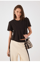 Blusa Batinha Com Pregas