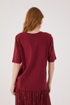Blusa T-shirt Com Ombreira