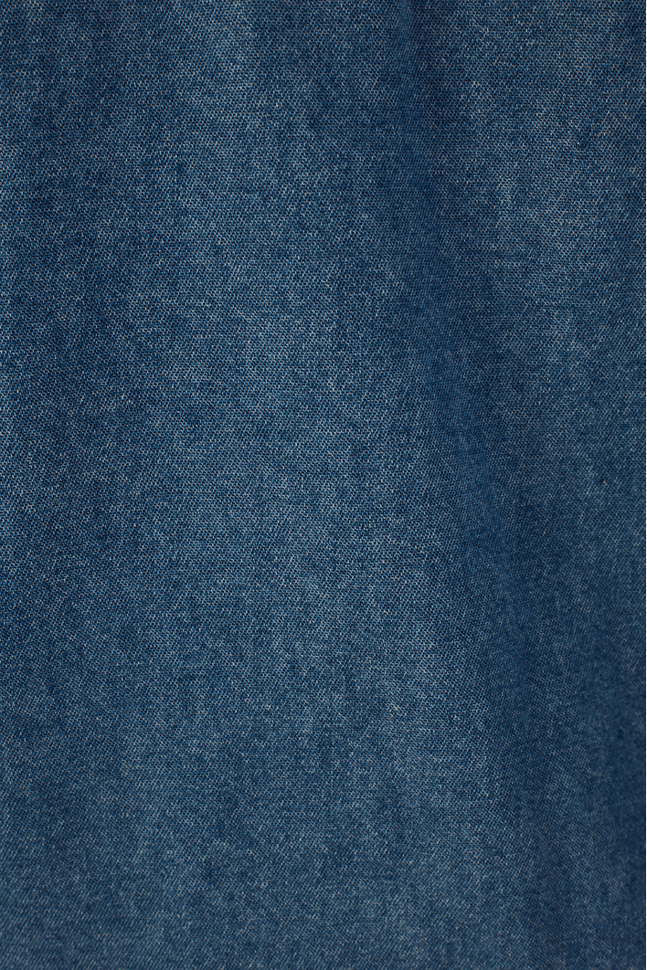 Camisa Jeans Detalhe Amarração