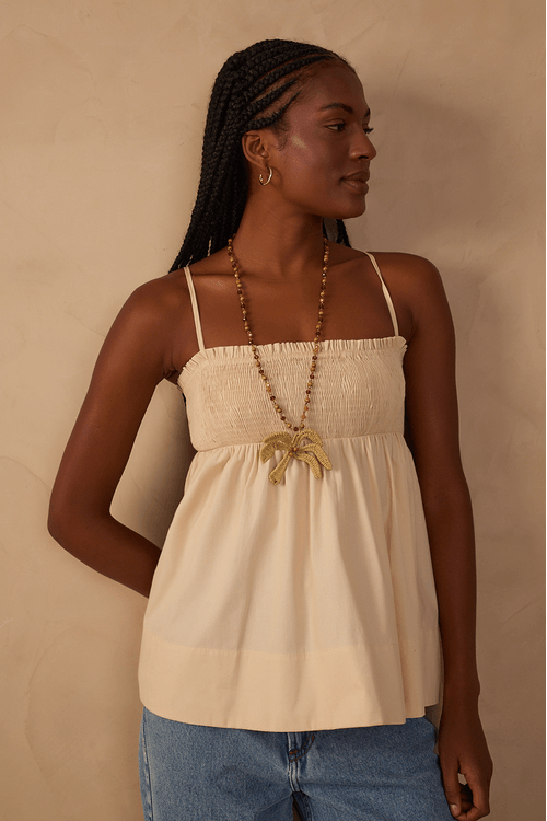 Blusa Ampla Busto Lastex