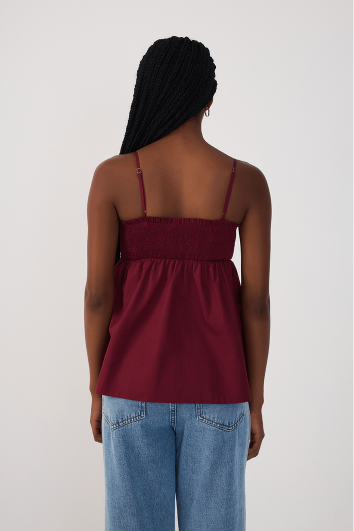 Blusa Ampla Busto Lastex