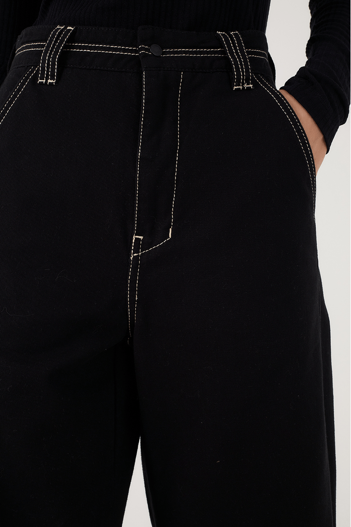 Calça Sarja Pespontos