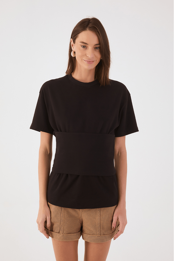 T-shirt Com Faixa