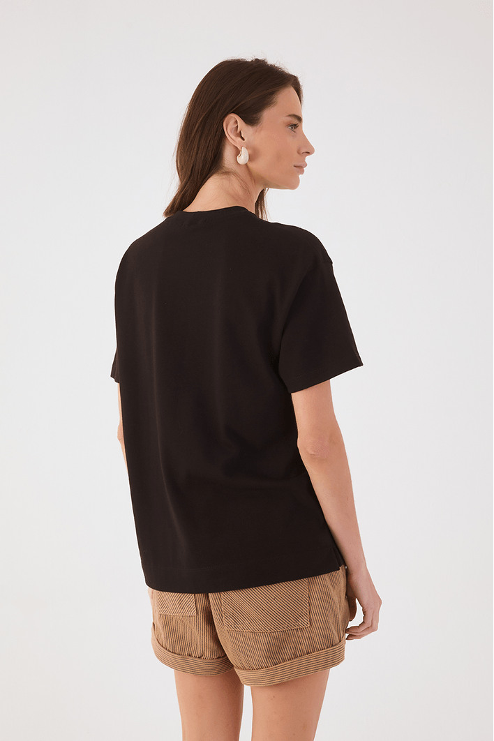 T-shirt Com Faixa