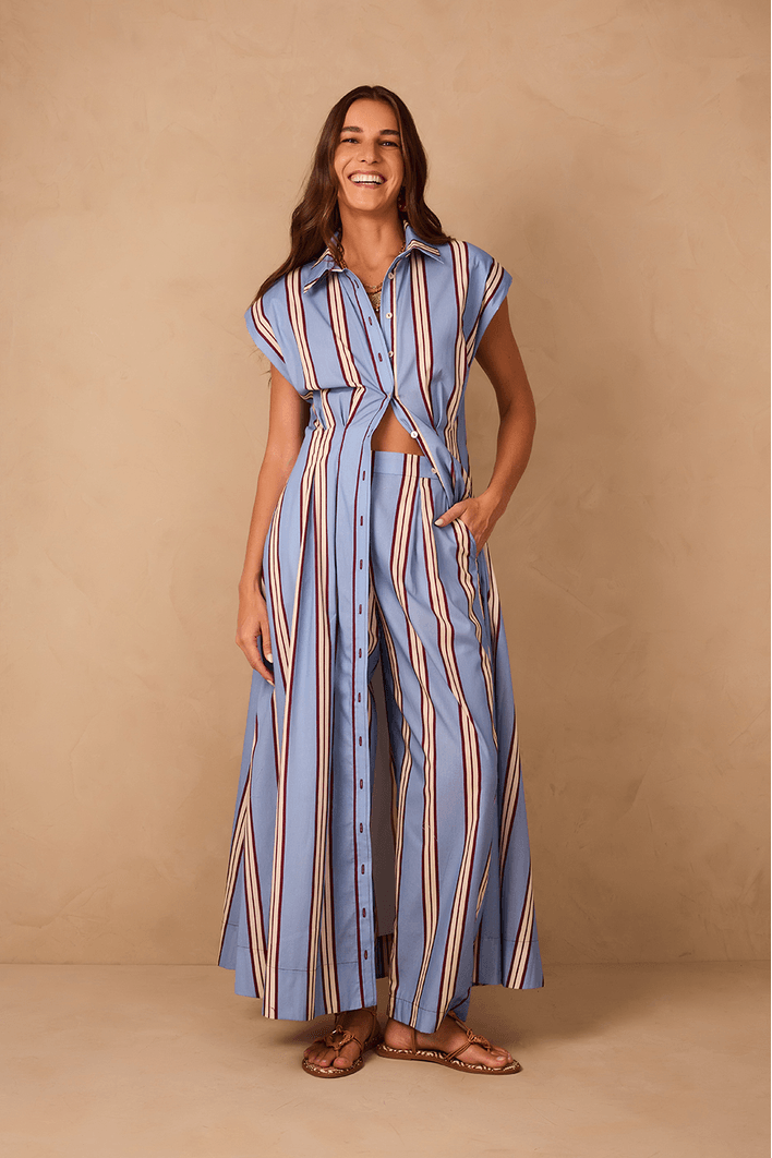 Vestido Midi Estampa Mirante
