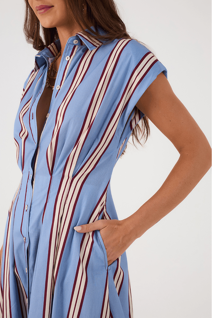 Vestido Midi Estampa Mirante