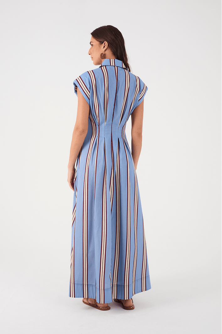 Vestido Midi Estampa Mirante